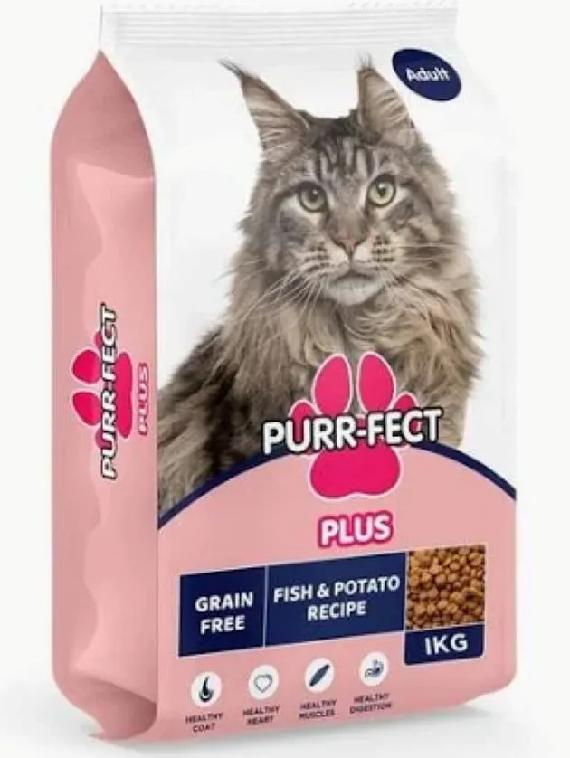 Purrfect Fish & Potato Cat Food 1Kg